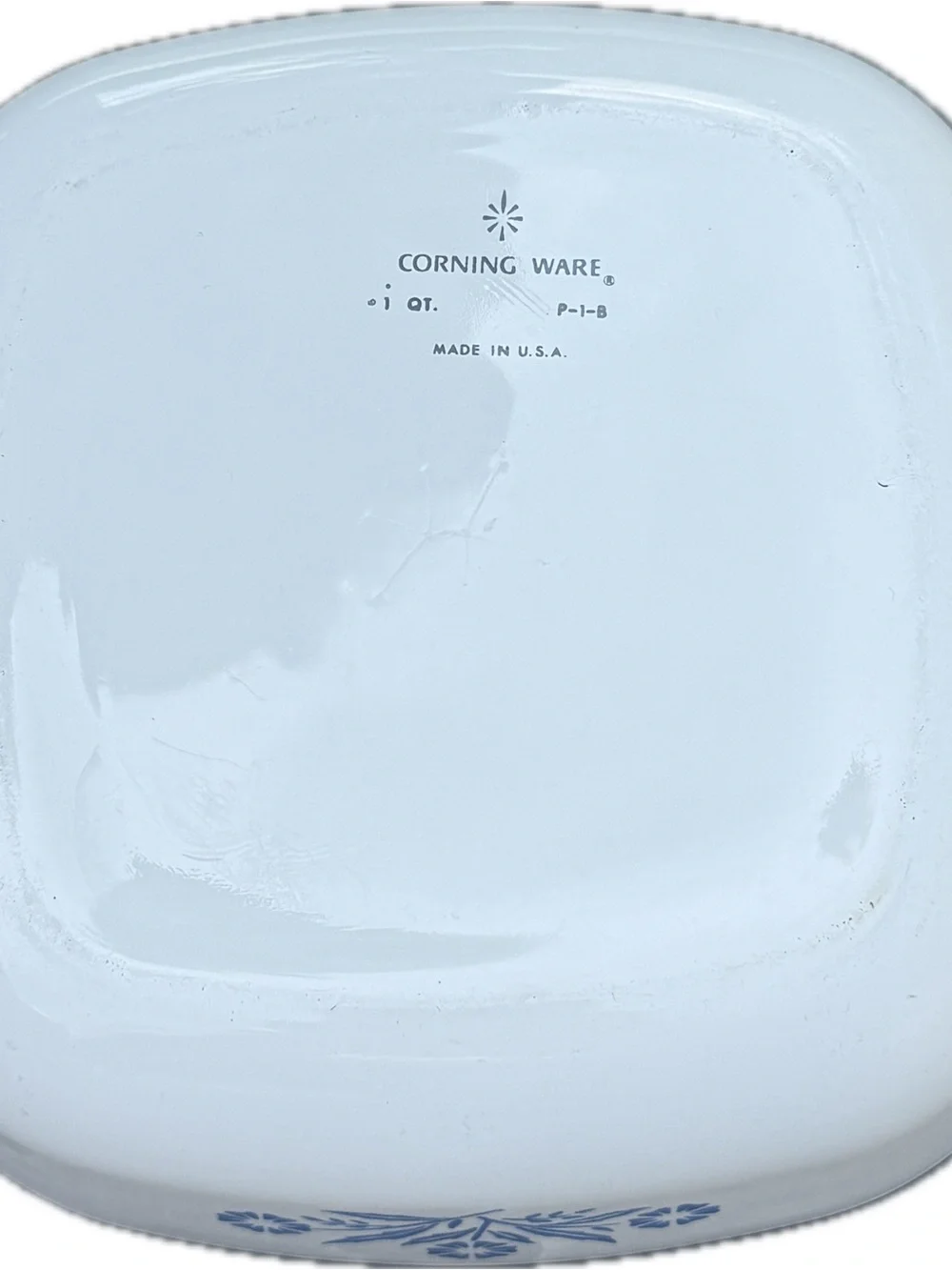 Vintage Corning Ware Blue Cornflower 1 Qt Casserole Dish